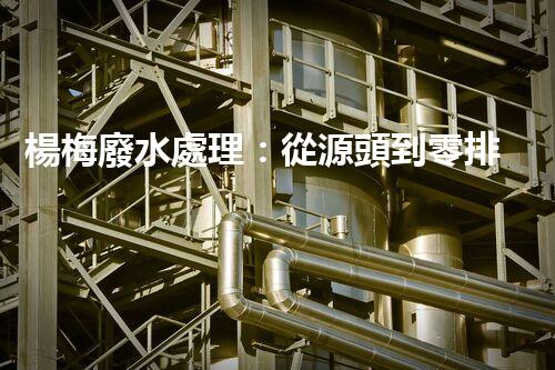 楊梅廢水處理：從源頭到零排放的生態(tài)革命？